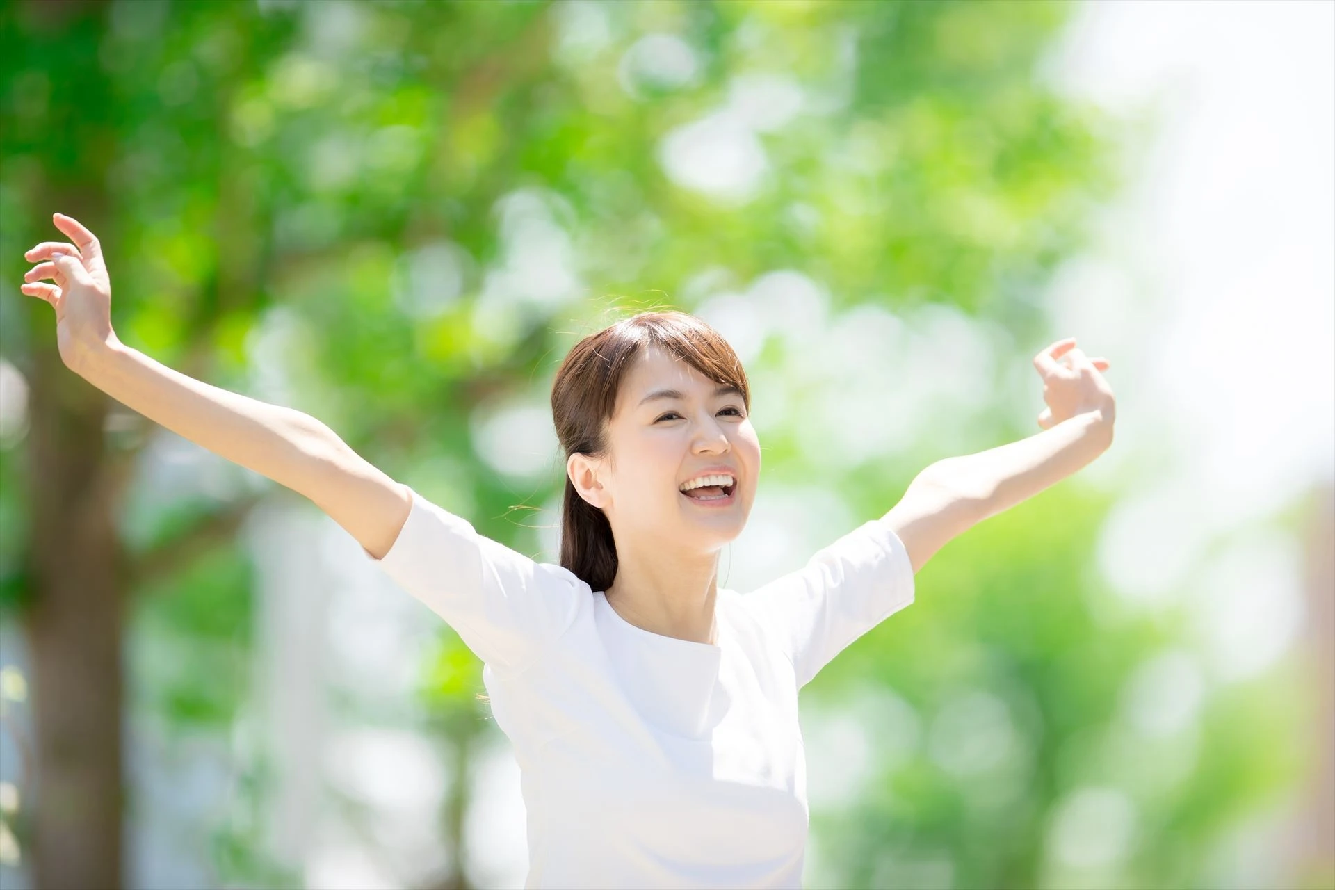 元気がいい女性スタッフ